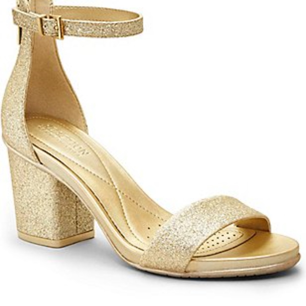 Kenneth Cole Reaction Gold Sandals